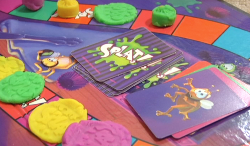 Board James Plays Splat The Bug Squishin Race Game 1990 Retro