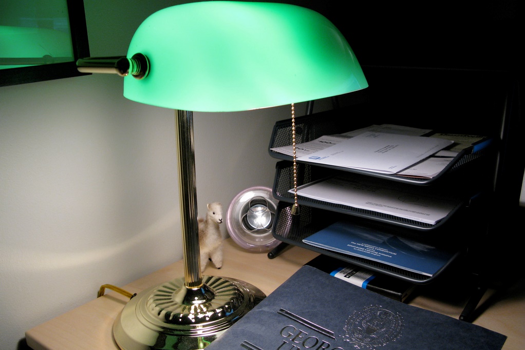 Iconic Emerald Green Banker S Lamp, Vintage Green Bankers Desk Lamp